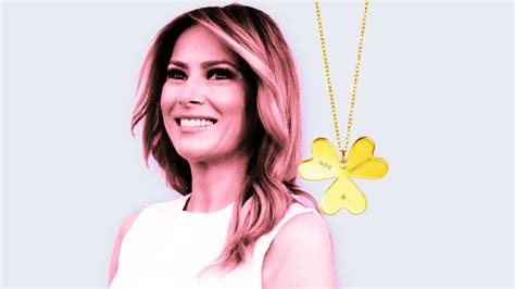 melania trump mother's day necklace