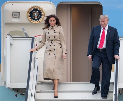 melania trump trench coat