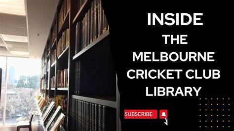 melbourne cricket club library