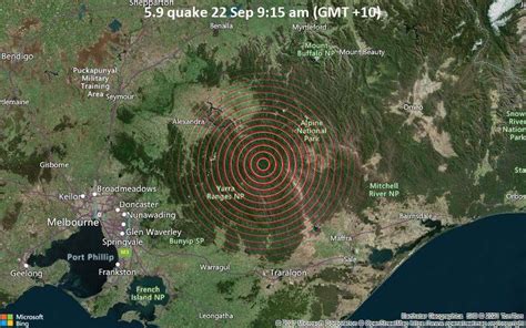 melbourne earthquake 22 september 2021