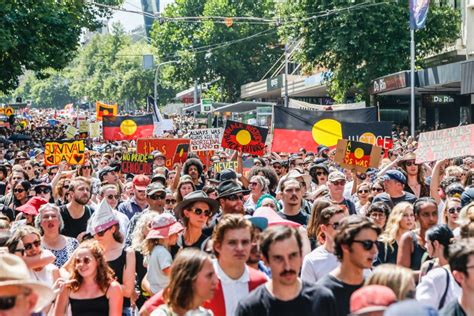 melbourne protest australia day