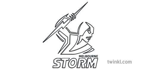 melbourne storm colouring in
