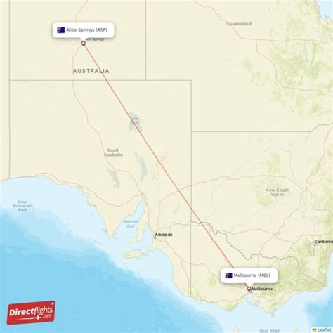 melbourne to alice springs direct flights