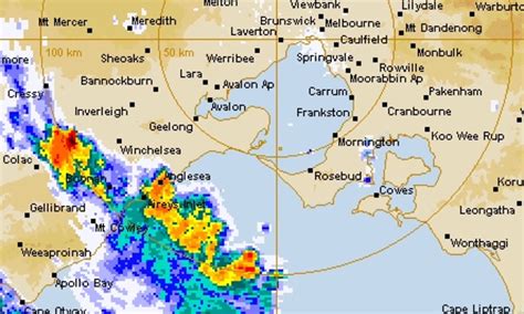 melbourne weather now bom