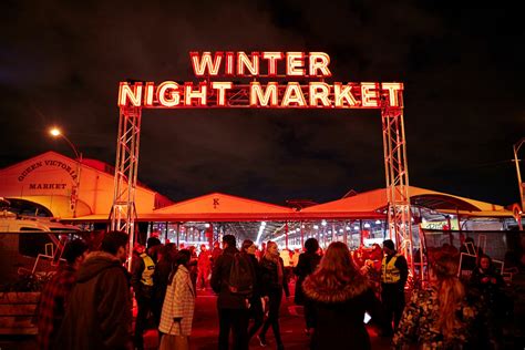melbourne winter night market