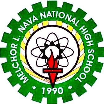 melchor l. nava national high school logo