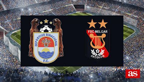 melgar vs binacional estadisticas