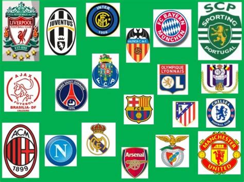 melhores clubes da europa