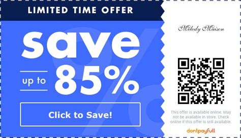 melody maison discount code