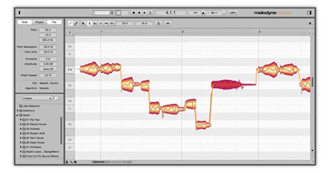 melodyne not showing pitch