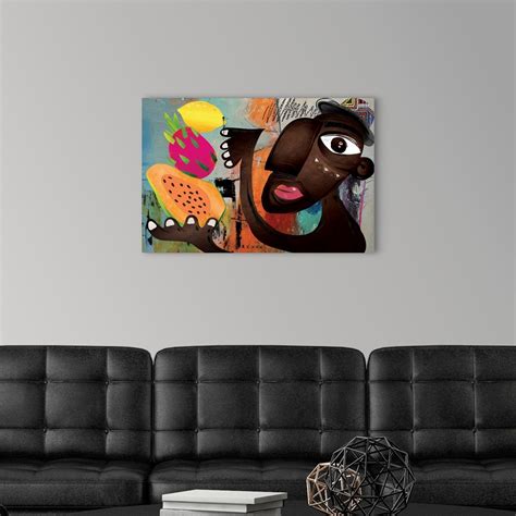 Melon Man Canvas Print