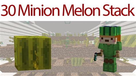 Melon Minion Hypixel Skyblock Recipe