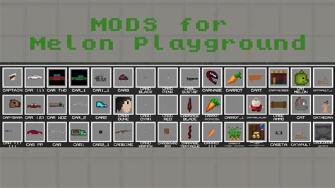 Melon Playground Item Mod