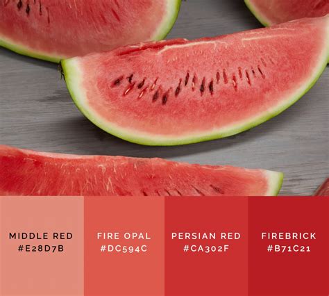 Melon Red Color