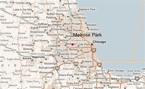 melrose park illinois map