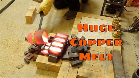 Melt Scrap Copper Into Ingots