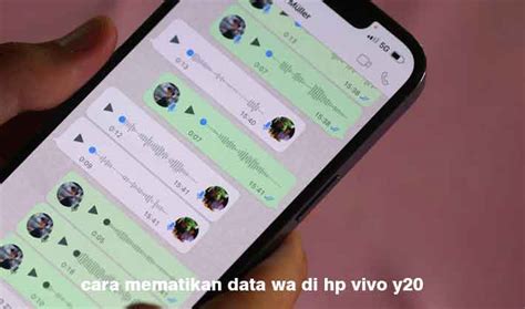 Cara Mematikan Data WhatsApp di HP Vivo