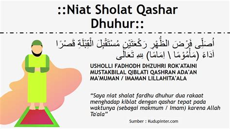 membaca surat dan doa salat qashar