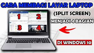 membagi 2 layar laptop indonesia