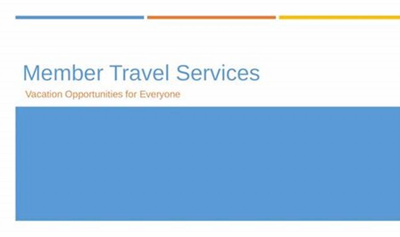member travel services