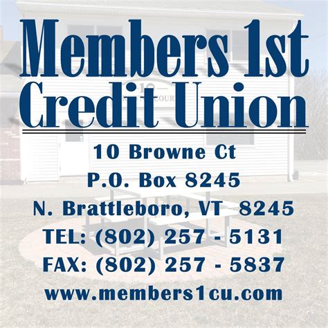 members 1st credit union brattleboro vt