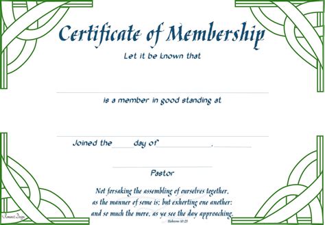 13 Membership Certificate Templates for Any Occasion (Free Download