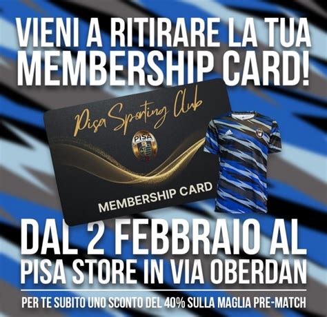 membership pisa sporting club