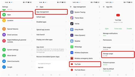 membersihkan cache dan data aplikasi