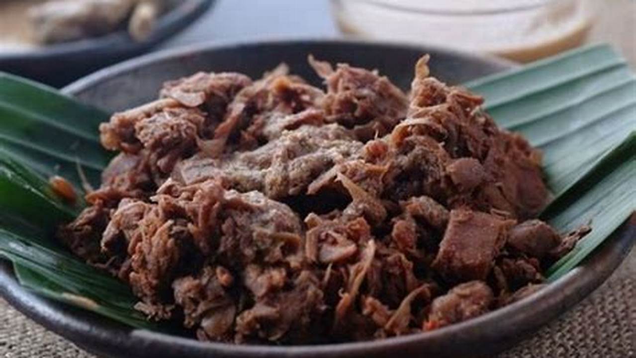 Temukan Resep Rahasia Gudeg Merah yang Menggugah Selera