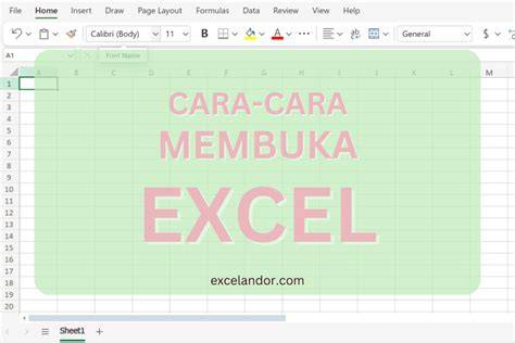 Membuka Spreadsheet