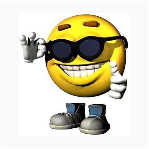 meme del emoji con lentes
