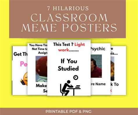 Classroom Memes Posters Editable {Back to School, Class Rules