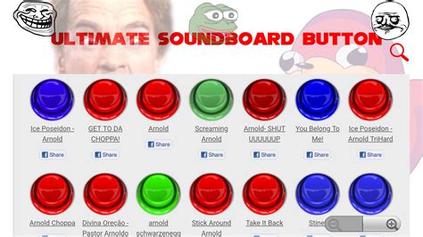 meme soundboard with buttons
