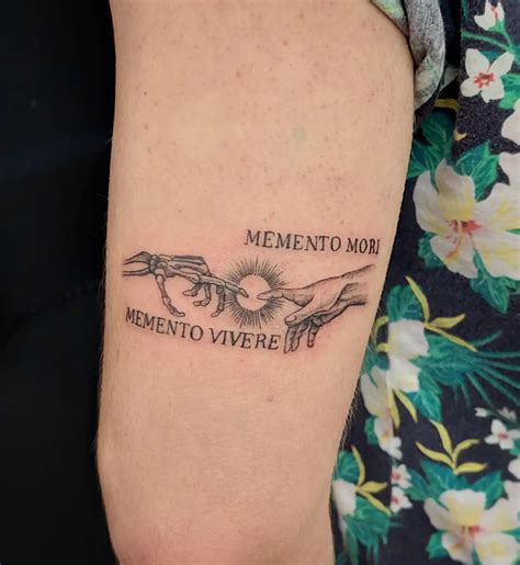 memento mori memento vivere tatoo