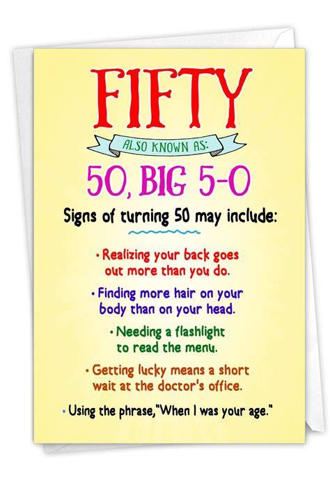 Happy 50th Birthday Memes Wishes Funny images