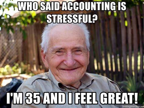 Accounting memes when the accounting partner makes a joke Funny