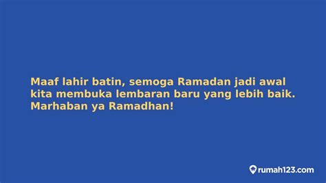 Meminta Maaf Ramadhan