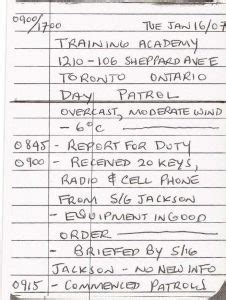 Memo Book For Security Guard