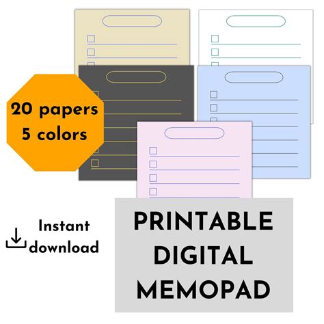 Memo Pad Tariff Code