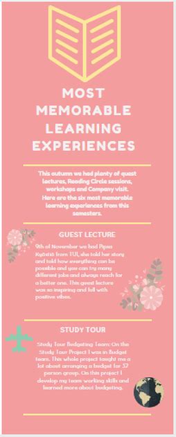 memorable learning experiences