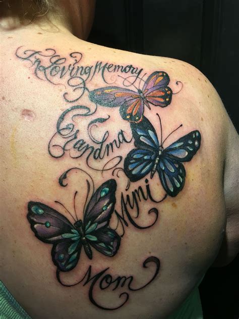 Powerful Memorial Butterfly Tattoo Designs 2023