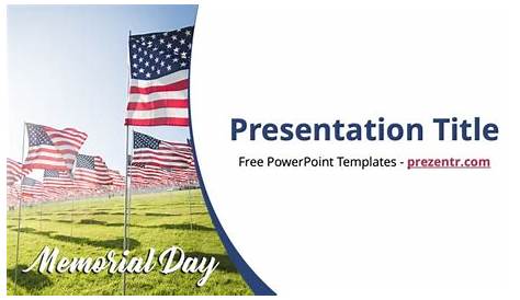 Memorial Day PowerPoint Template Prezentr PPT Templates