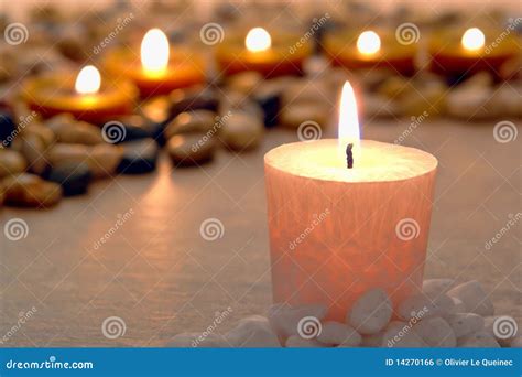 Memorial Candle Burning