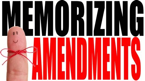 how to memorize amendments
