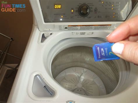 Memory Card In Washing Machine