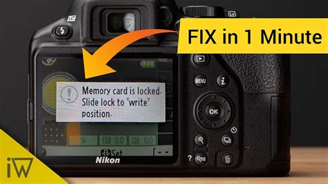 Memory Card Is Locked Nikon
