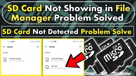 Memory Card Not Working In Mobile