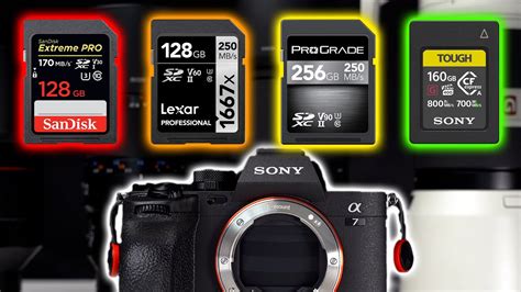 Memory Cards Sony A7Iv