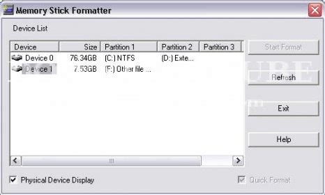 Memory Stick Format For Linux