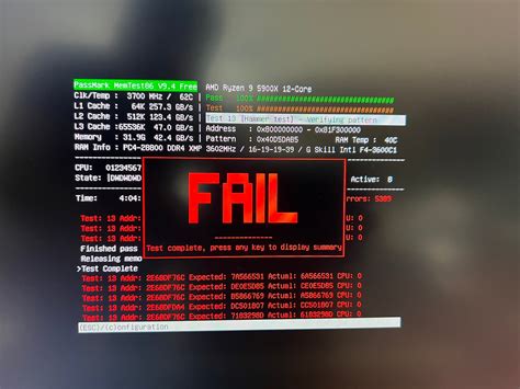 memory How can I determine which RAM module is failing Memtest86? Super User